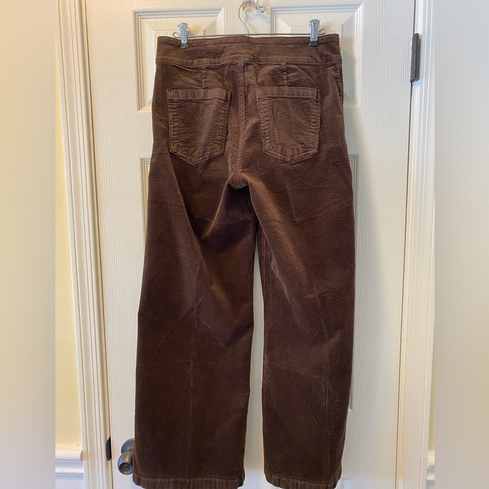 Kut Meg Wide Leg High Rise corduroy, rosemary 8 - Picture 2 of 6